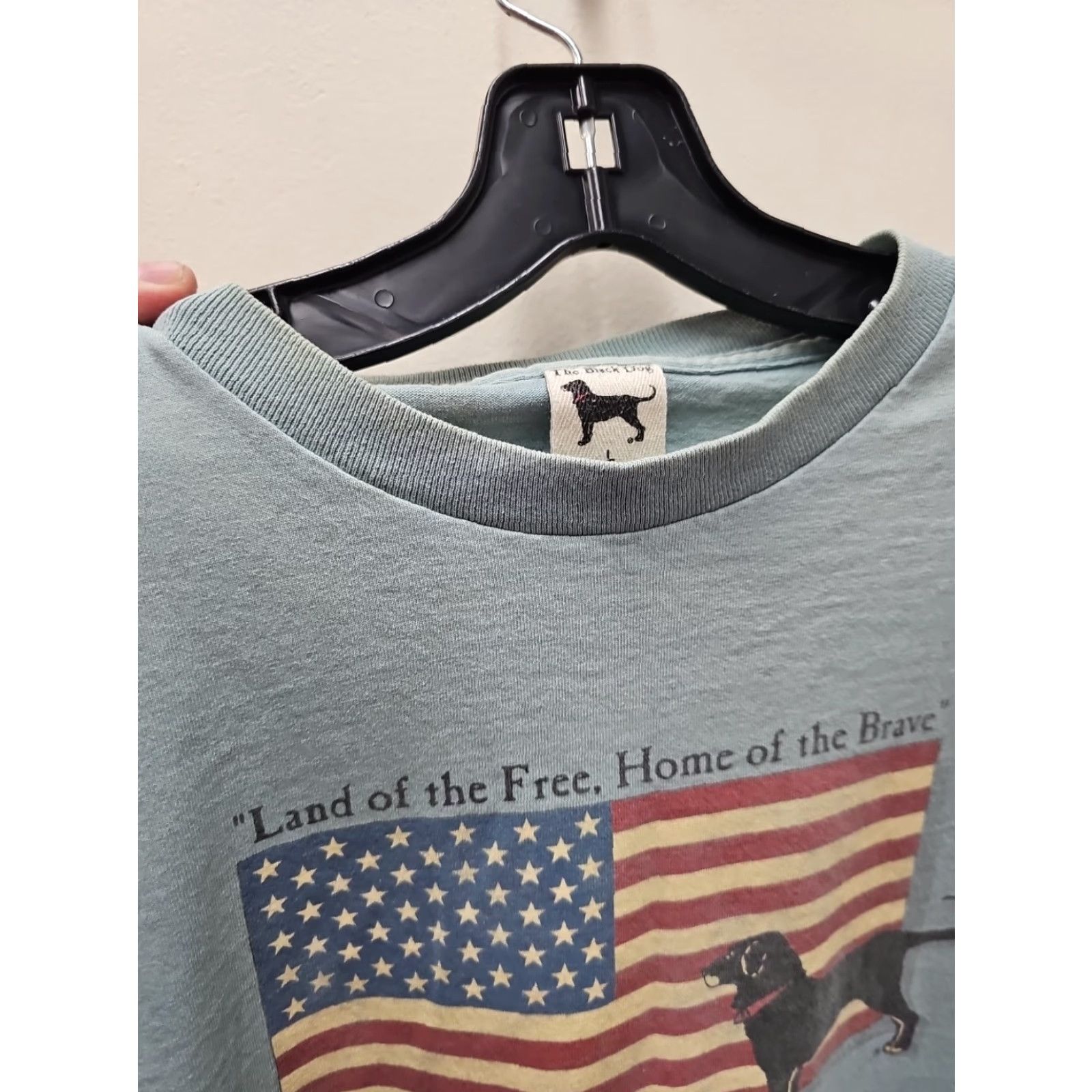 Vintage Martha's Vineyard Vintage The Black Dog September 11 9/11 Shirt Size Large Crew Neck Cotton T-Shirt Men Green Graphic Print 90s Distressed Size US L / EU 52-54 / 3 - 4 Thumbnail