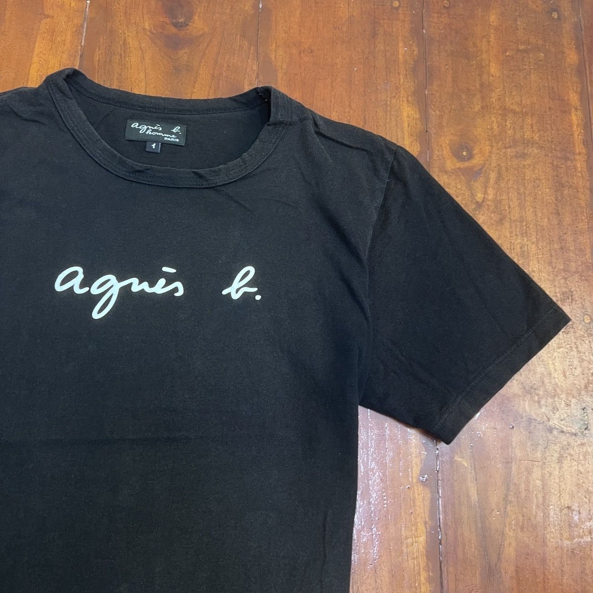 agnes b. Agnes B Designer Spell out tee Size US M / EU 48-50 / 2 - 2 Thumbnail
