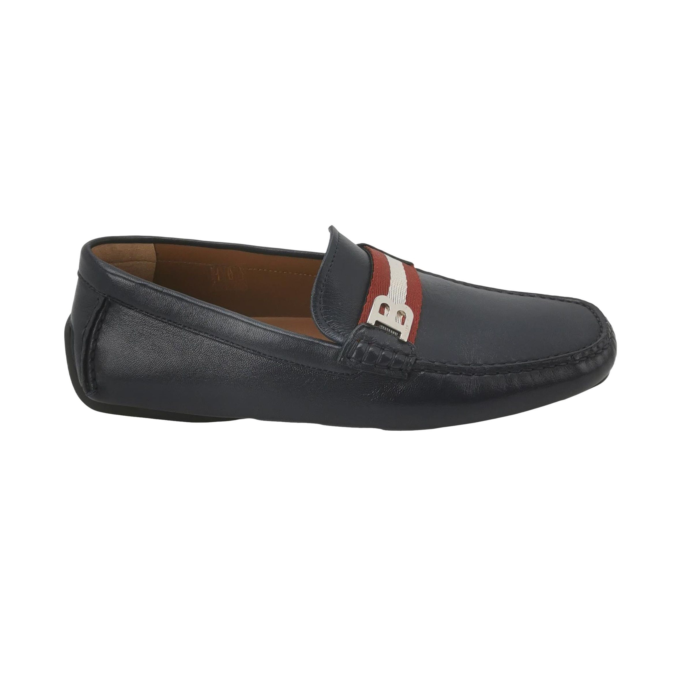 Bally Bally Stripe Logo Leather Loafers 41 Size US 8 / EU 41 - 1 Thumbnail