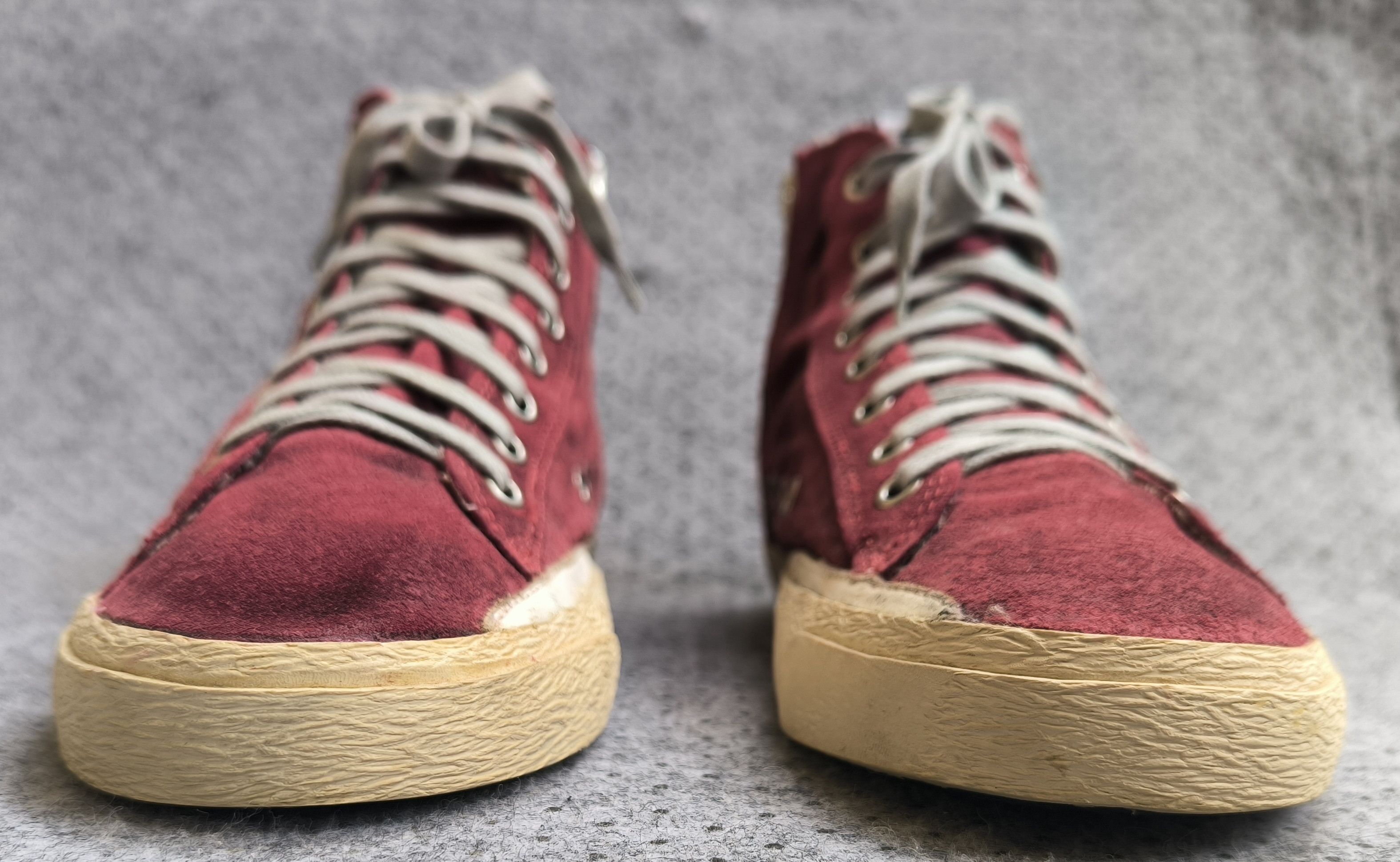 Golden Goose GOLDEN GOOSE men's Francy suede leather mid-cut sneakers Size US 8 / EU 41 - 4 Thumbnail