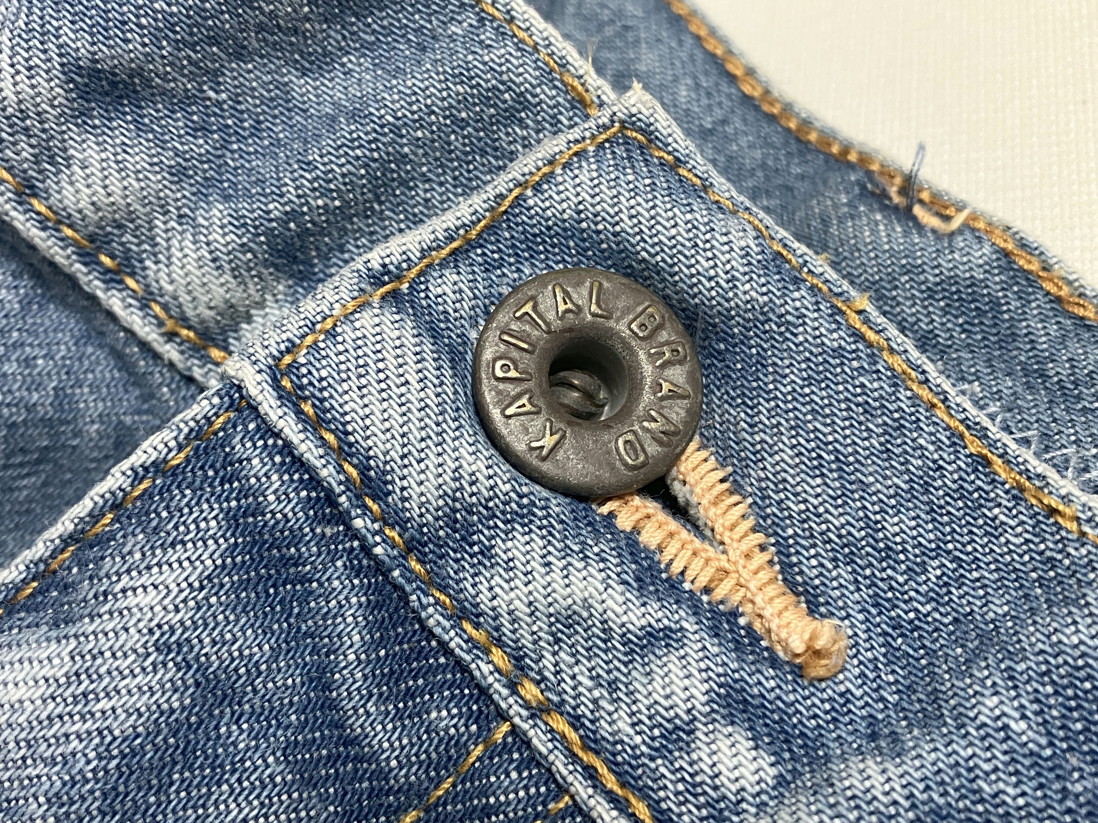 Kapital KAPITAL 14oz denim flare jeans hippie insane remake denim Size US 34 / EU 50 - 11 Thumbnail