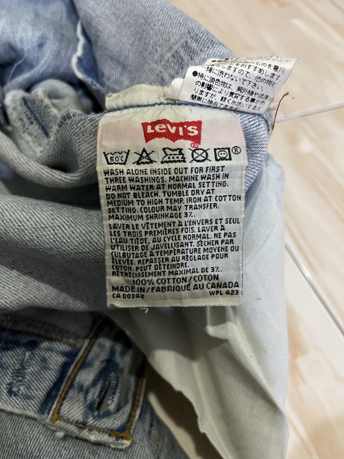 Levi's Vintage Clothing Vintage Levis 501 x Hitomi Handmade x Bob Marley Size US 30 / EU 46 - 13 Thumbnail