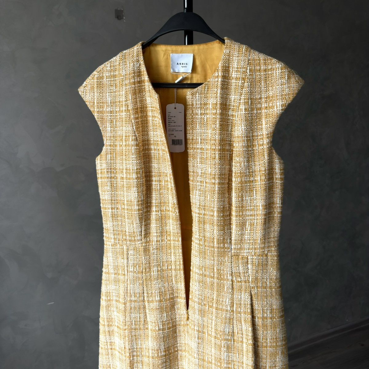 Akris Akris Punto Tweed Sheath Sleeveless Dress Size L / US 10 / IT 46 - 6 Thumbnail