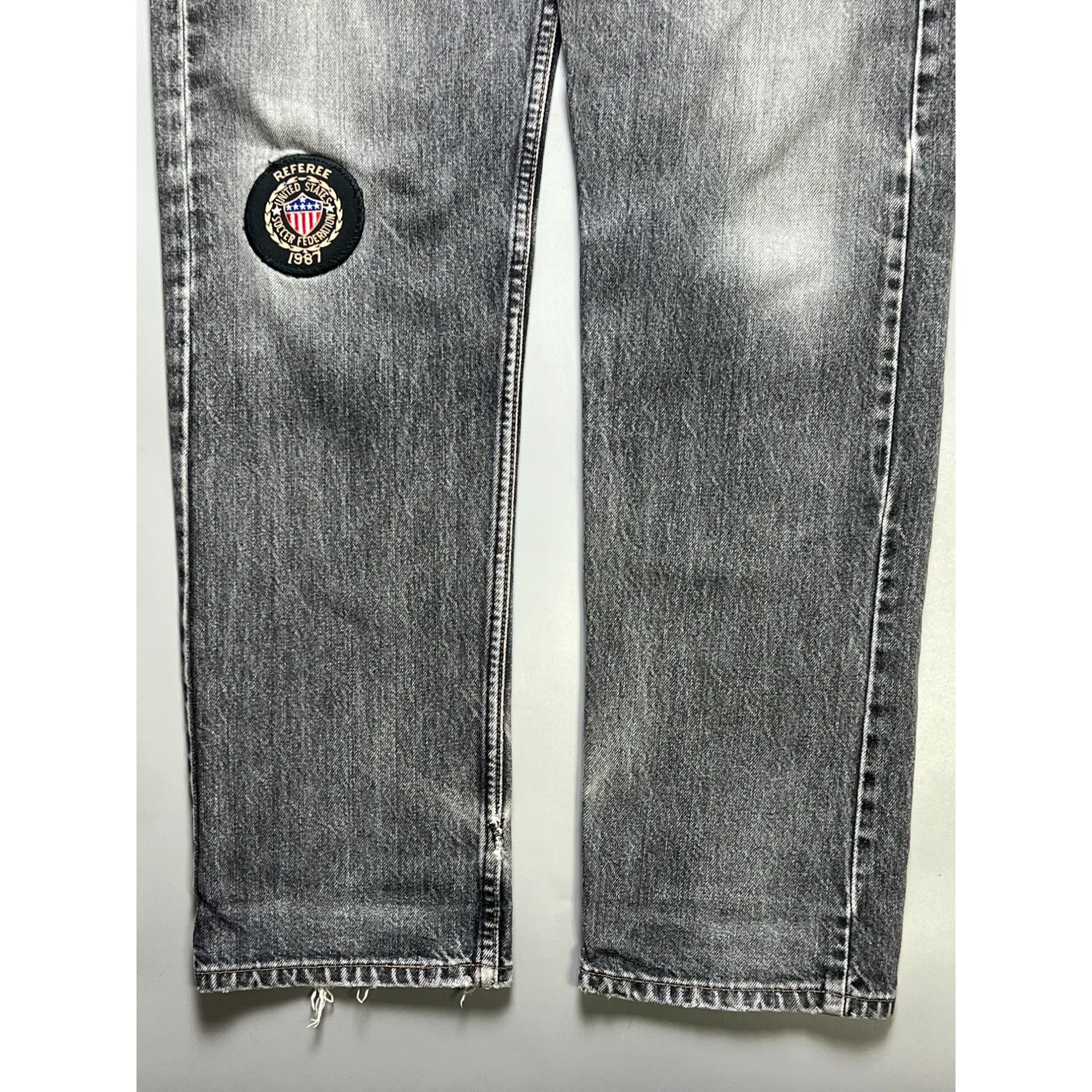 Levi's Vintage Clothing Levi’s 615 Vintage Orange Tab Gray Denim Jeans Pants (Y1058) Size US 33 - 3 Thumbnail
