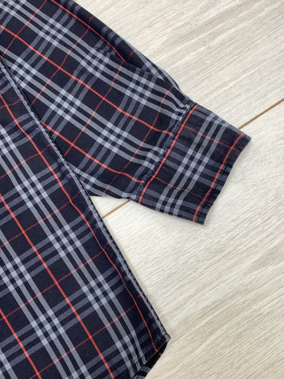 Burberry Burberrys London Nova Check Blue Oxfords Shirt Size US XL / EU 56 / 4 - 6 Thumbnail