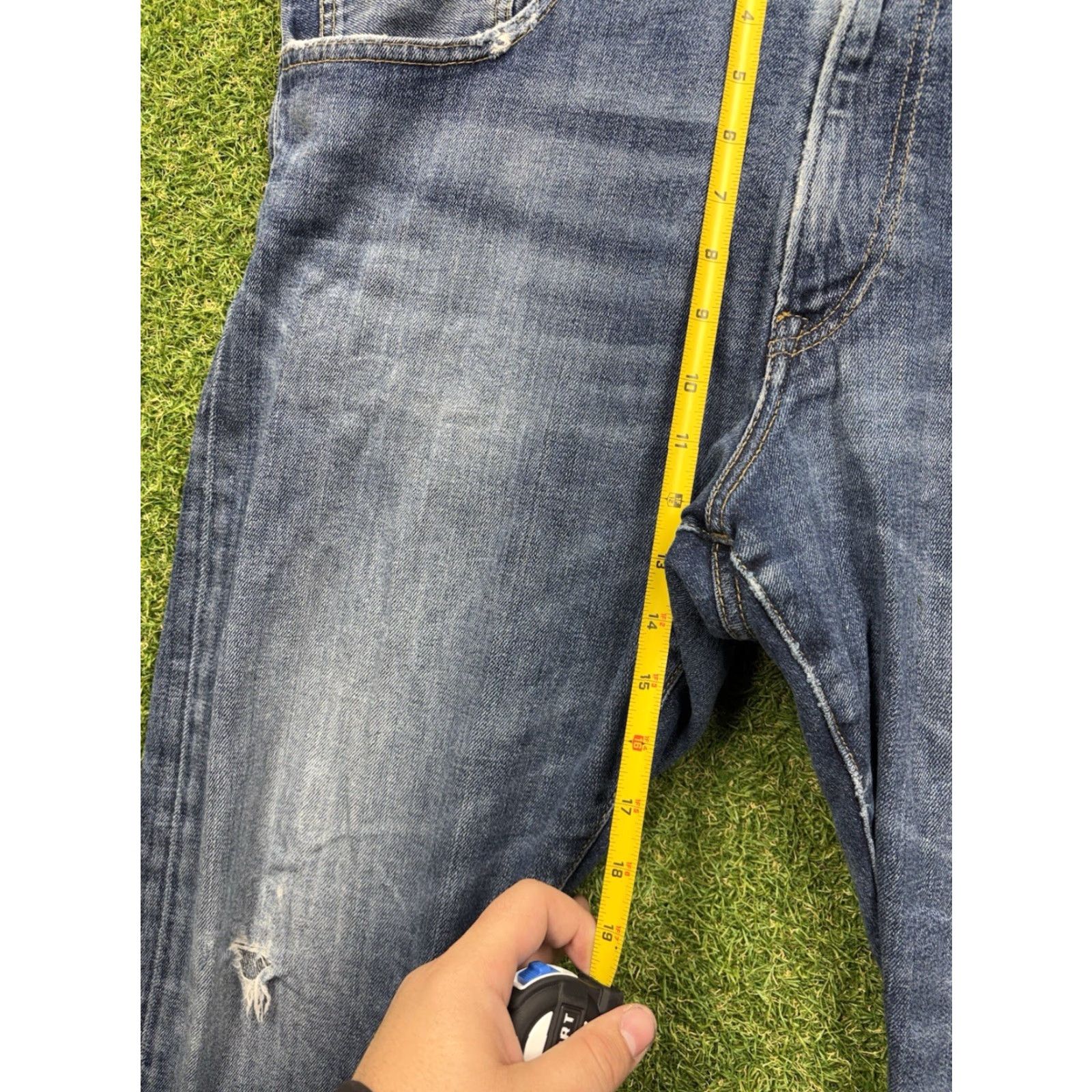 Polo Ralph Lauren Polo Ralph Lauren Jeans Mens 40x30 The Varick Slim Straight Leg Denim Casual Slim Size US L / EU 52-54 / 3 - 3 Thumbnail
