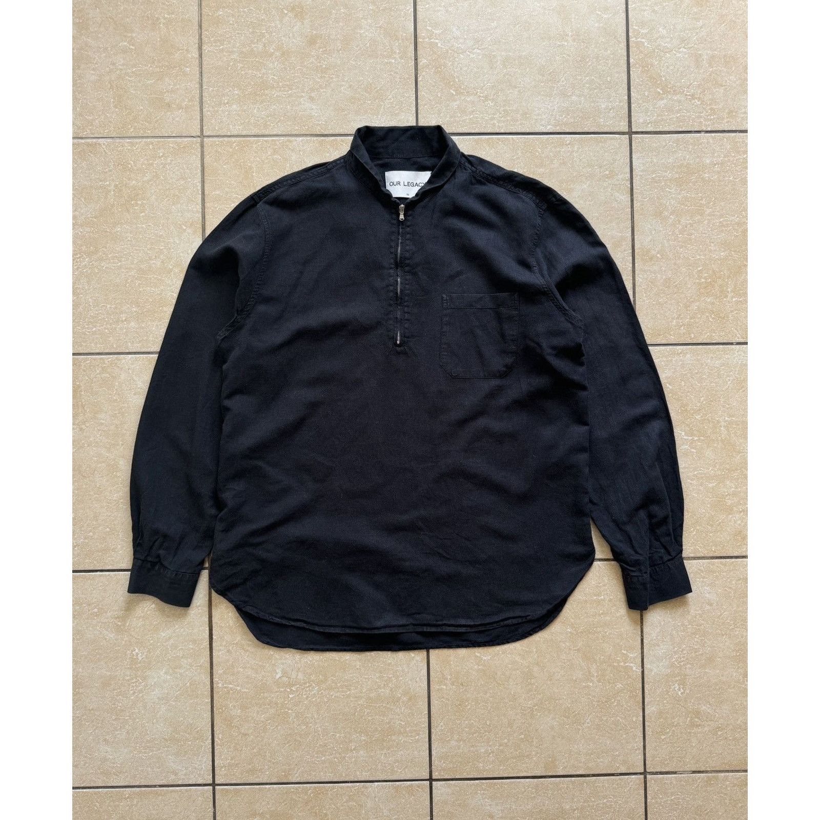 Our Legacy Our Legacy Coco Shirt Black Cotton Crochet | Grailed