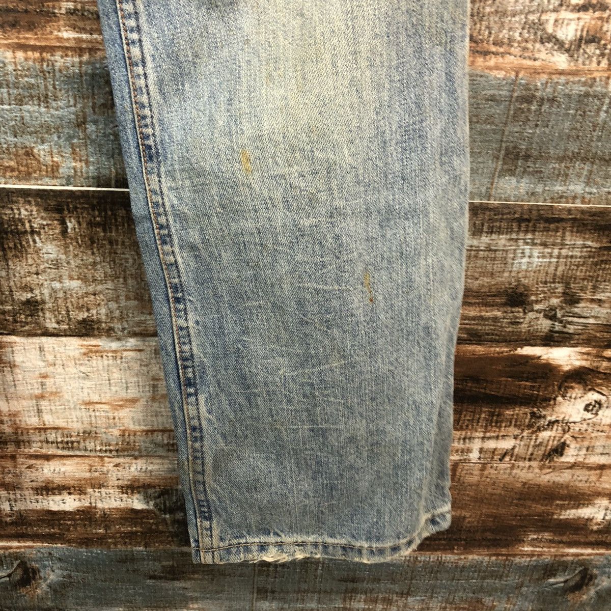 Japanese Brand Hollister Blue Distressed ripped Denim Pants #A1415 Size US 31 - 12 Thumbnail