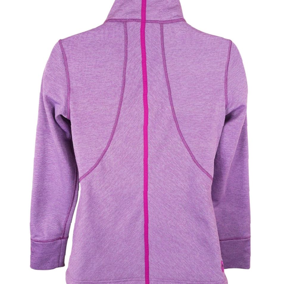 Marmot Marmot Kenzie Fleece Jacket Womens Size Medium Purple Pink Full Zip Mock Neck Jacket Size M / US 6-8 / IT 42-44 - 4 Thumbnail