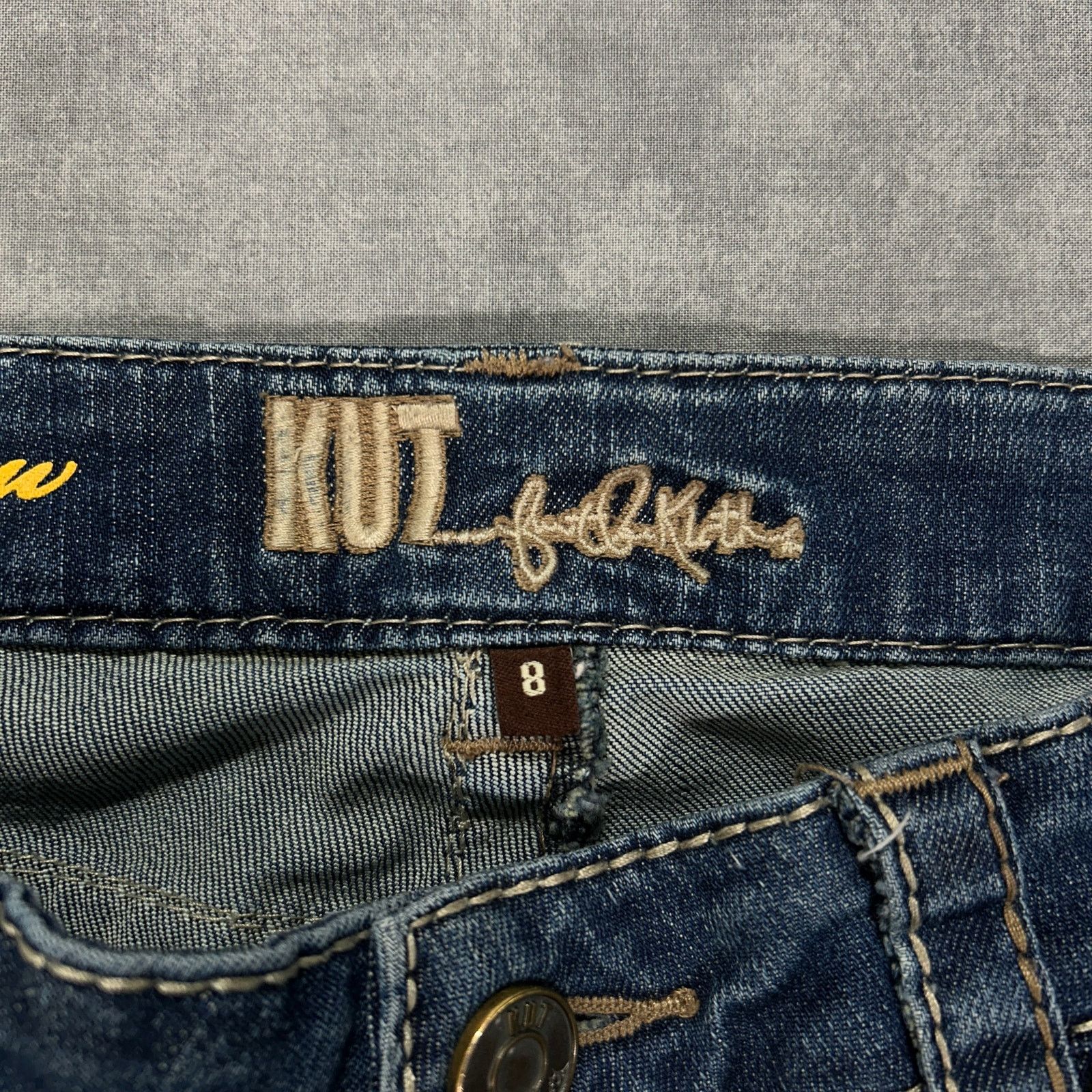 Other Y2K KUT From the Cloth So Low flare jeans distressed wmns 8 Size 30" / US 8 / IT 44 - 5 Thumbnail