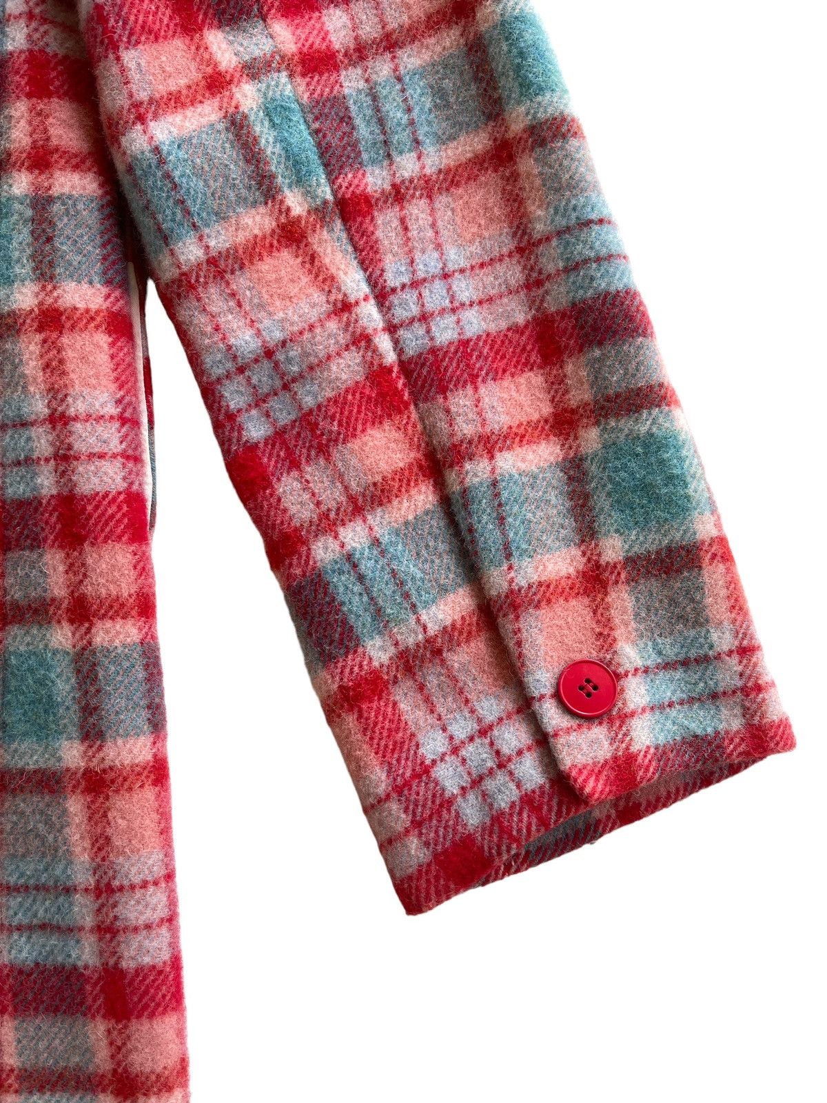 agnes b. 2006 Agnes B. Wool Tartan Chester Coat Size S / US 4 / IT 40 - 8 Thumbnail