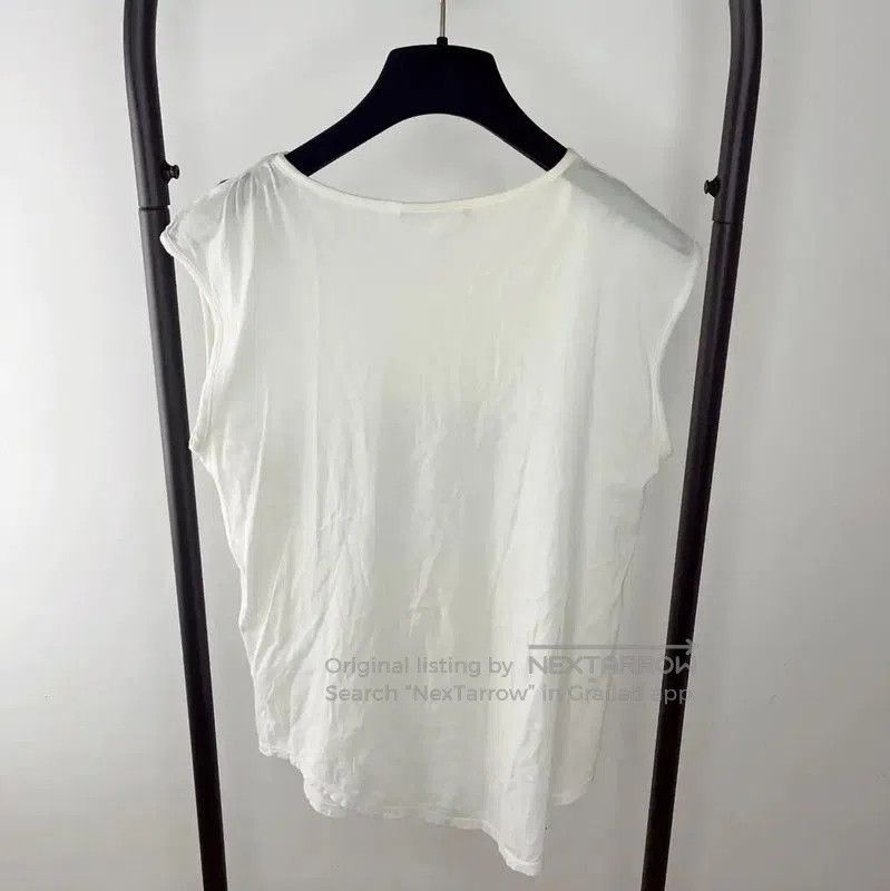 Balmain Balmain Women's White Cotton T-shirt . Size M / US 6-8 / IT 42-44 - 2 Thumbnail