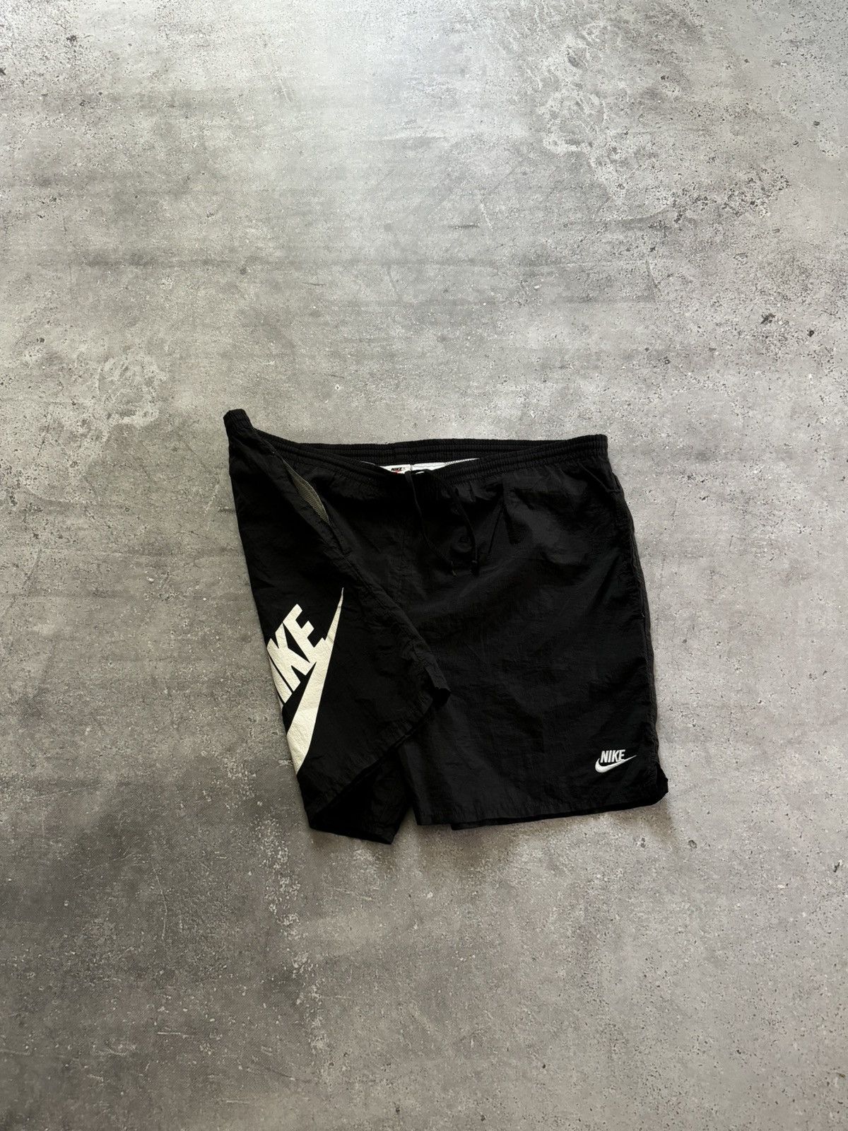 Nike × Vintage Vintage 90s Nike Nylon Big Size Swim Shorts Size US 38 / EU 54 - 1 Thumbnail