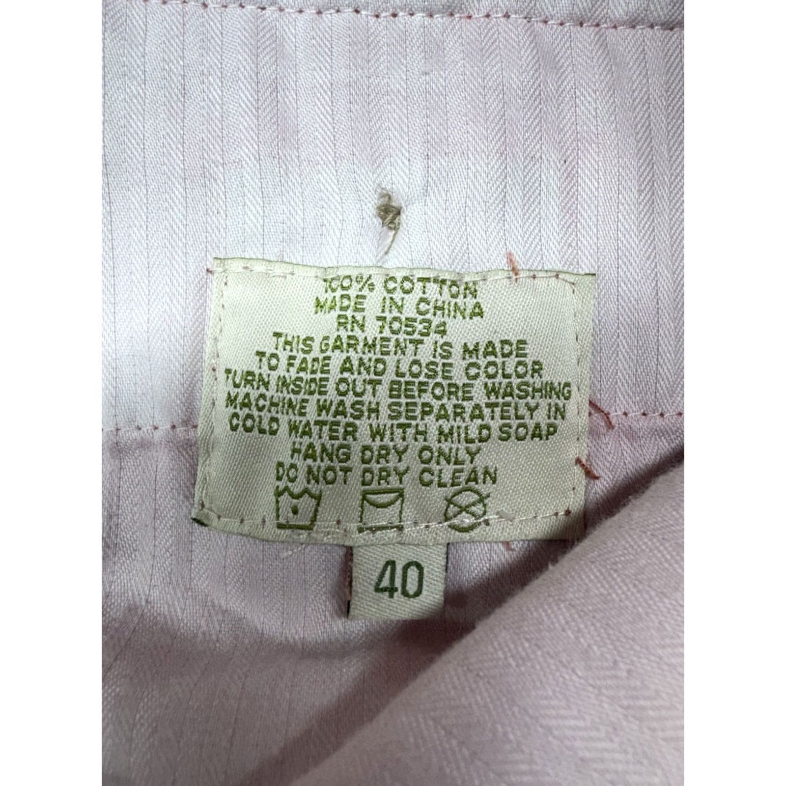Orvis Orvis Pants Lightweight Cotton Flat Front Casual Chinos Preppy Salmon Mens 40x30 Size US 40 / EU 56 - 3 Thumbnail