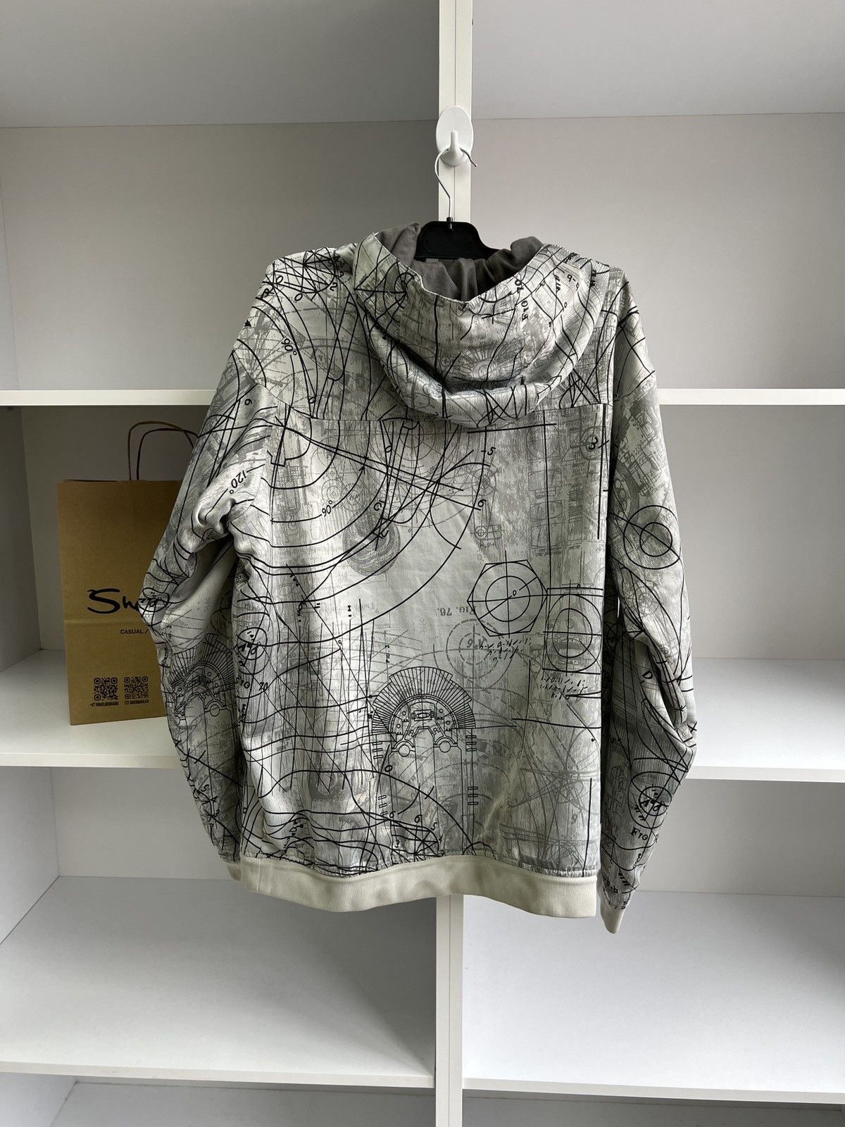 Oakley × Vintage Vintage Limited Edition Oakley Alpha Jacket Silver Pattern Size US XL / EU 56 / 4 - 11 Thumbnail