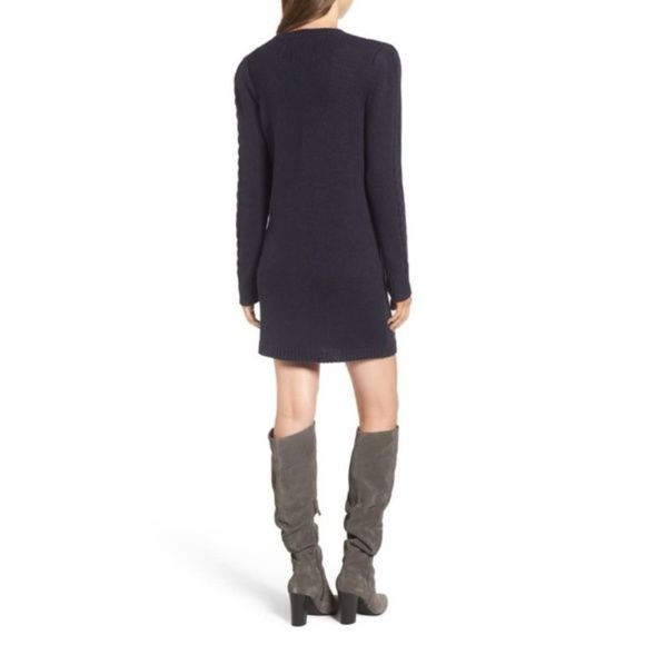 Treasure & Bond Treasure & Bond X Something Navy Sweater Dress Size M / US 6-8 / IT 42-44 - 4 Thumbnail