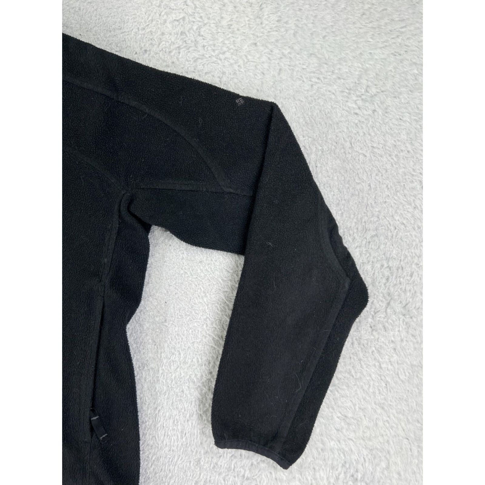 Vintage Columbia Jacket Women XL Black Fleece Hooded Full Zip Polyester Size XL / US 12-14 / IT 48-50 - 5 Thumbnail