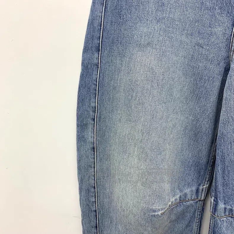 Loewe Loewe Blue washed cotton denim wide leg long pants Size 25" / US 0 / IT 36 - 4 Thumbnail
