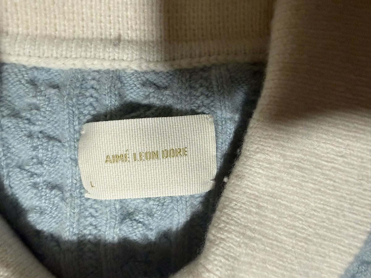 Aime Leon Dore Aime ALD Aimé Leon Dore Collegiate Tie Die Cable Knit Rugby Size US L / EU 52-54 / 3 - 5 Thumbnail