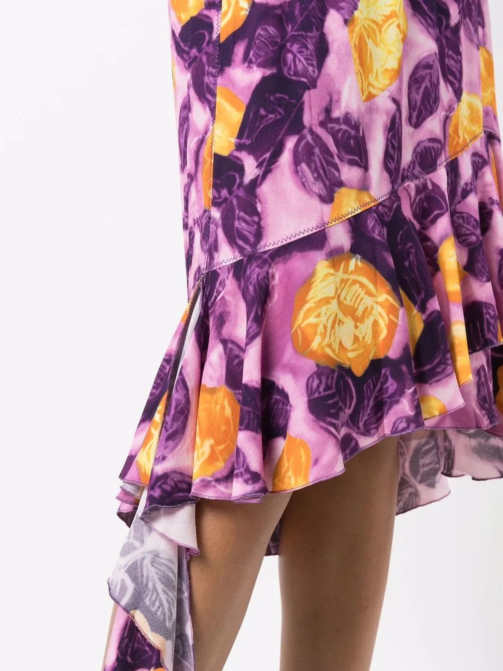 Marni o1y1125 Midi Skirt in Multicolor Size 30" / US 8 / IT 44 - 2 Thumbnail