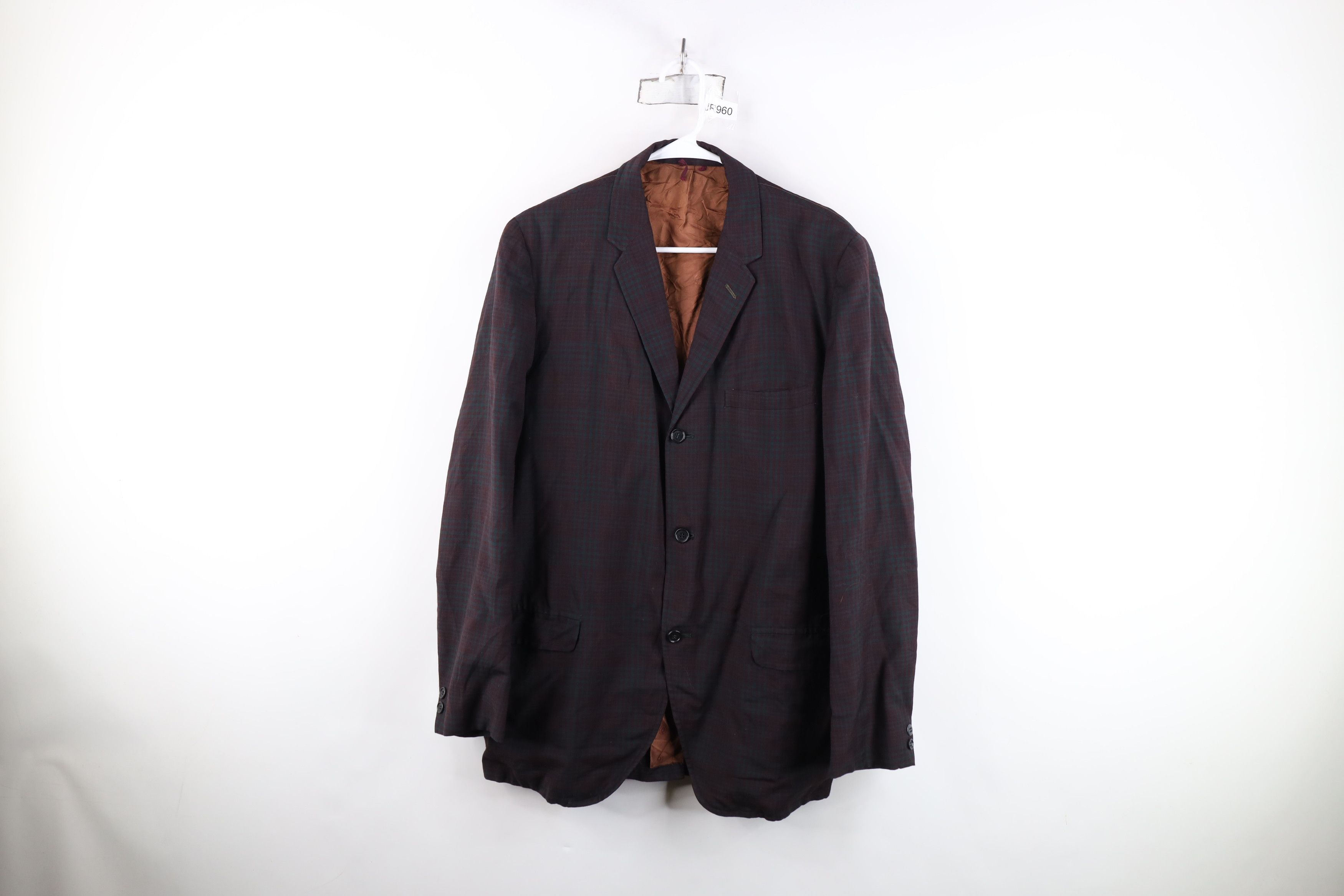 Vintage Vintage 50s 60s Streetwear Rayon Gabardine Suit Jacket USA Size US XL / EU 56 / 4 - 1 Thumbnail