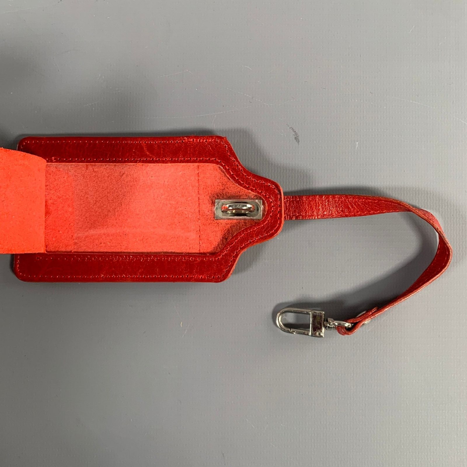 Other ABAS Red Leather Luggage Tag Bags Size ONE SIZE - 4 Thumbnail