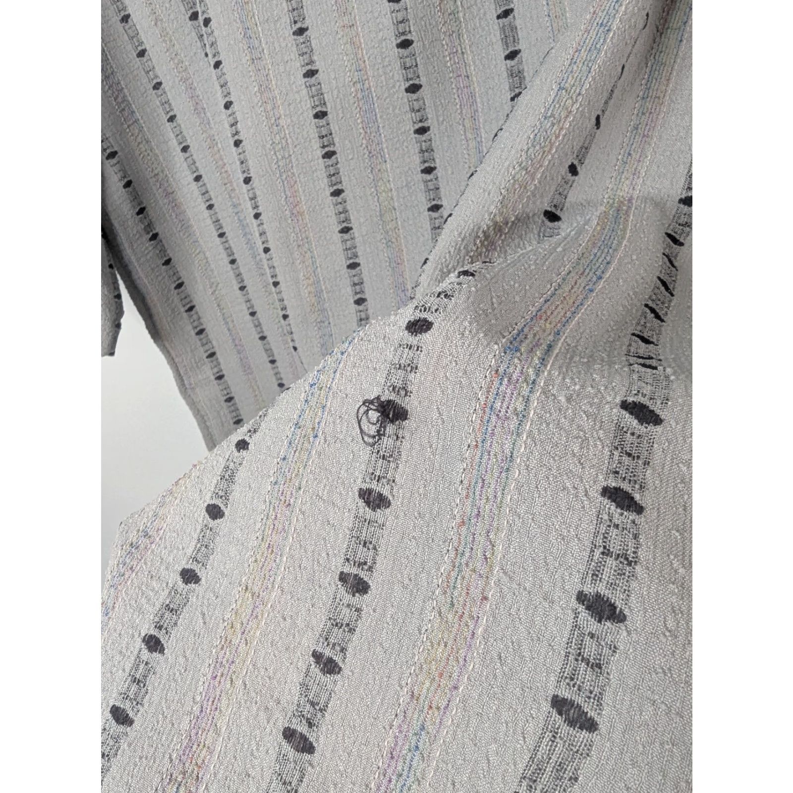 Vintage VINTAGE Syllables System Button-Up Shirt 2XL Gray Short Sleeve Collared Men Casual Vintage Size US XXL / EU 58 / 5 - 4 Thumbnail