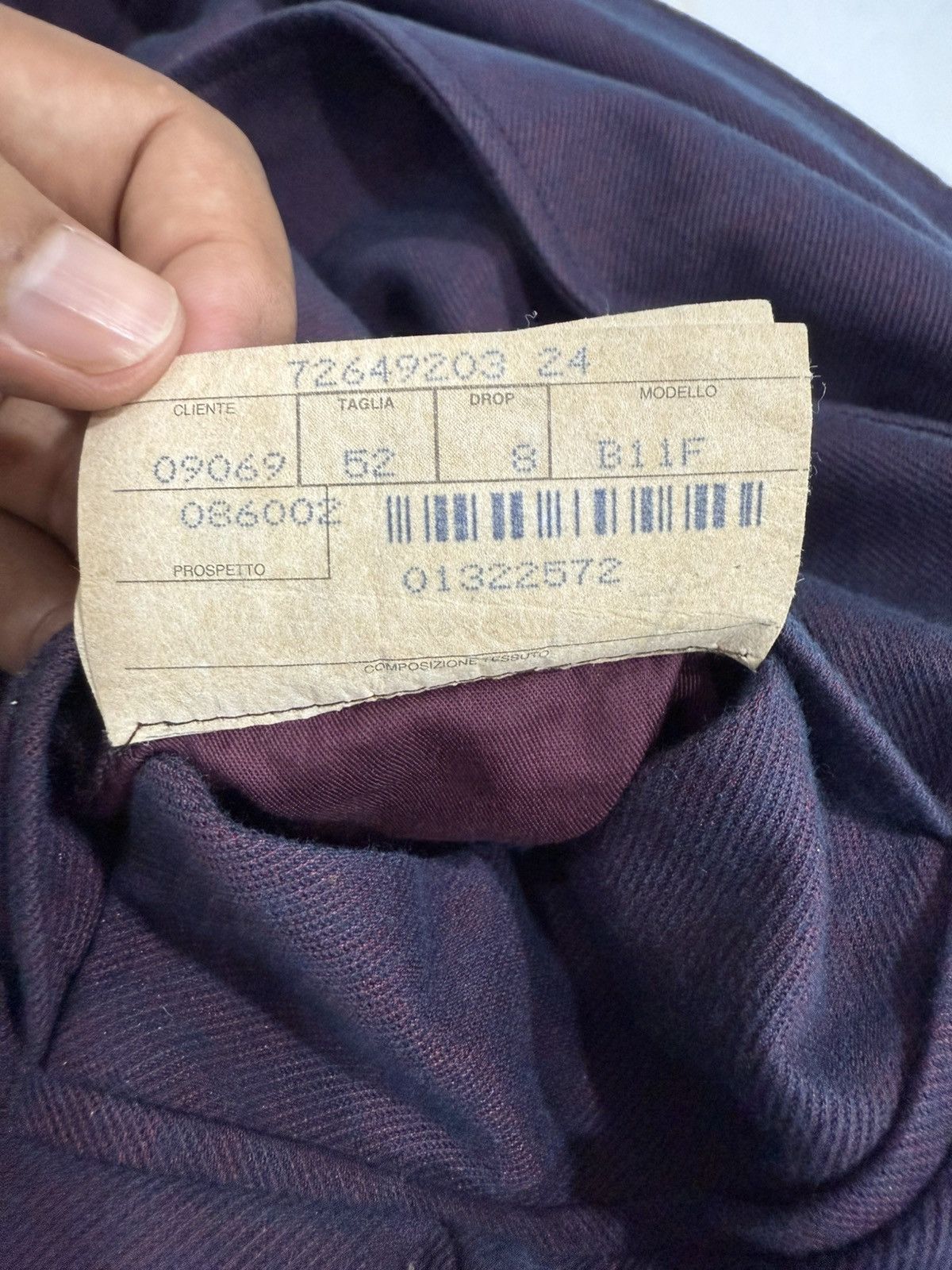 Prada Prada Mens Asymmetric Draped Blazer, Avant-Garde Size 52 Size US L / EU 52-54 / 3 - 8 Thumbnail