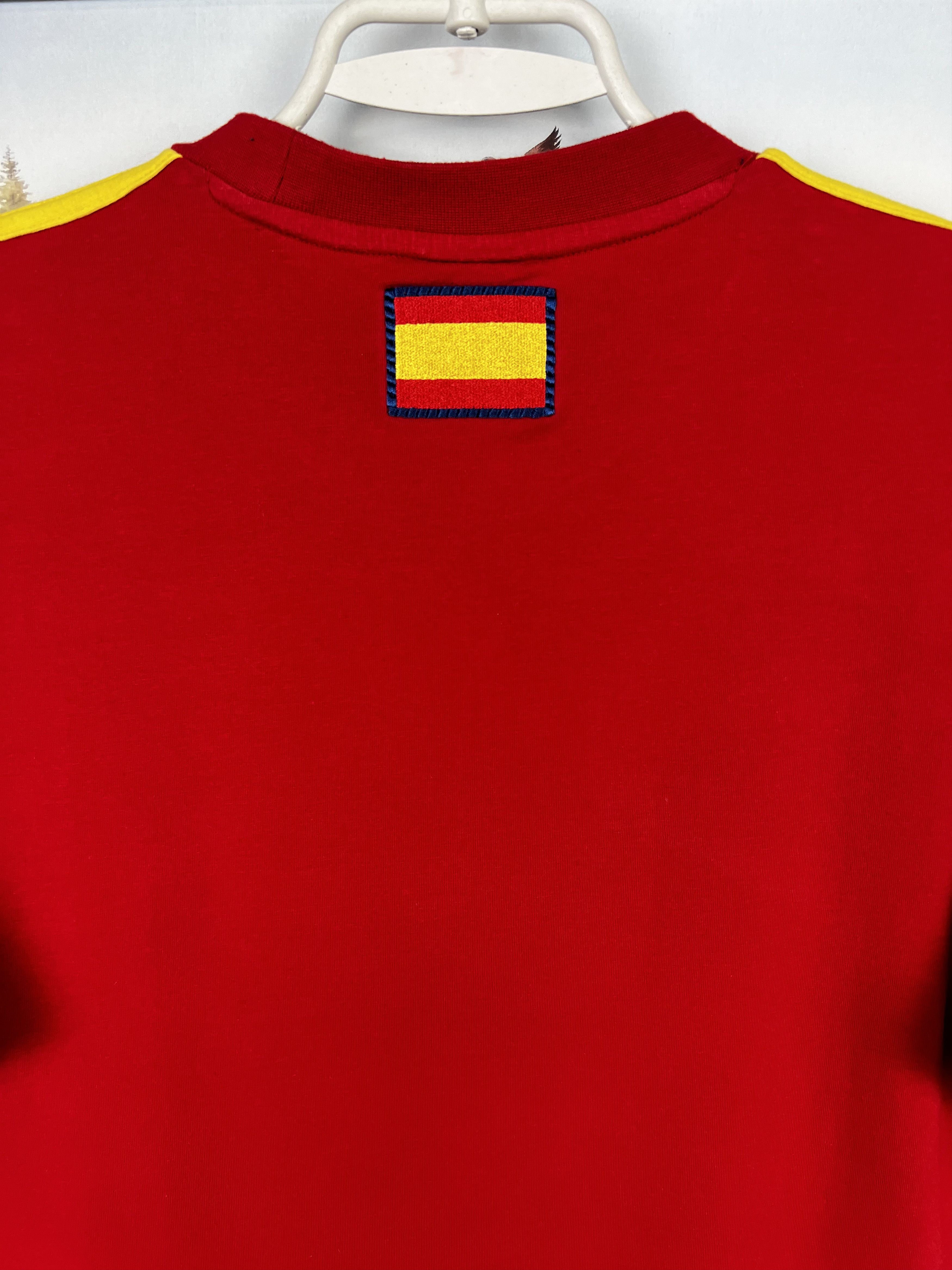 Adidas Vintage Adidas Spain Football Shirt Soccer Tee Jersey Mens Size US S / EU 44-46 / 1 - 14 Thumbnail