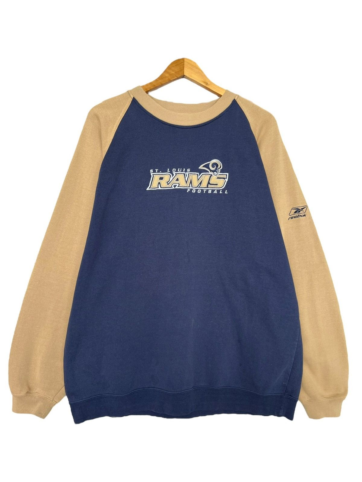 NFL Reebok St. Louis Rams Football Rugby Team NFL Sweatshirt Size US XL / EU 56 / 4 - 1 Thumbnail
