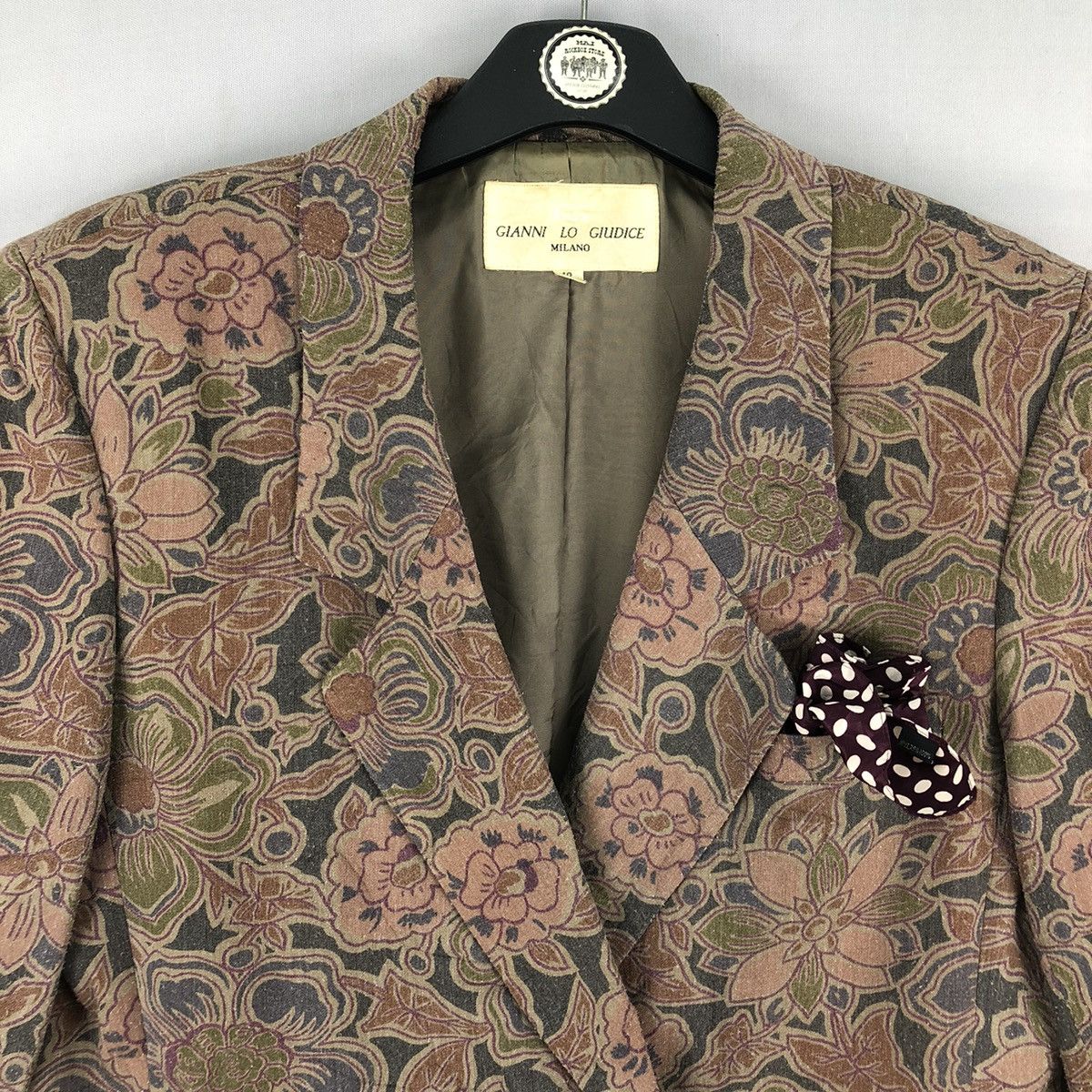 Vintage Vintage 80's Gianni Lo Giudice Milano Fullprint Coat Size M / US 6-8 / IT 42-44 - 8 Thumbnail