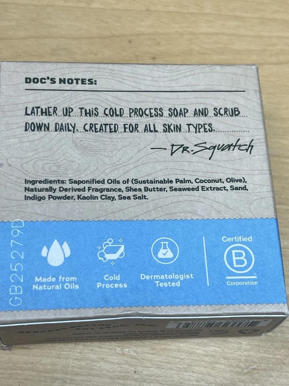 Other Dr Squatch Men's Natural Soap Coastal Mist 5 oz bar Size ONE SIZE - 6 Thumbnail