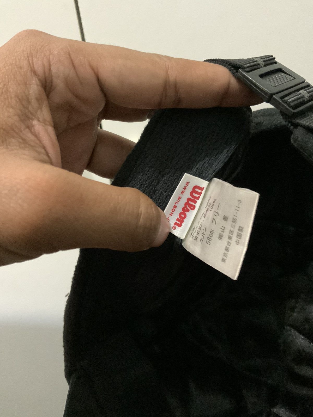Wilson Wilson Wool Black Archive Hat Size ONE SIZE - 12 Thumbnail