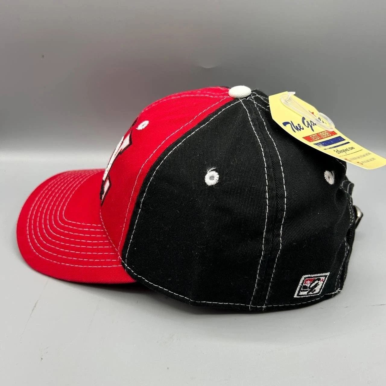 The Game Ball State University Cardinals Hat Red Black Strap Back Size ONE SIZE - 6 Thumbnail