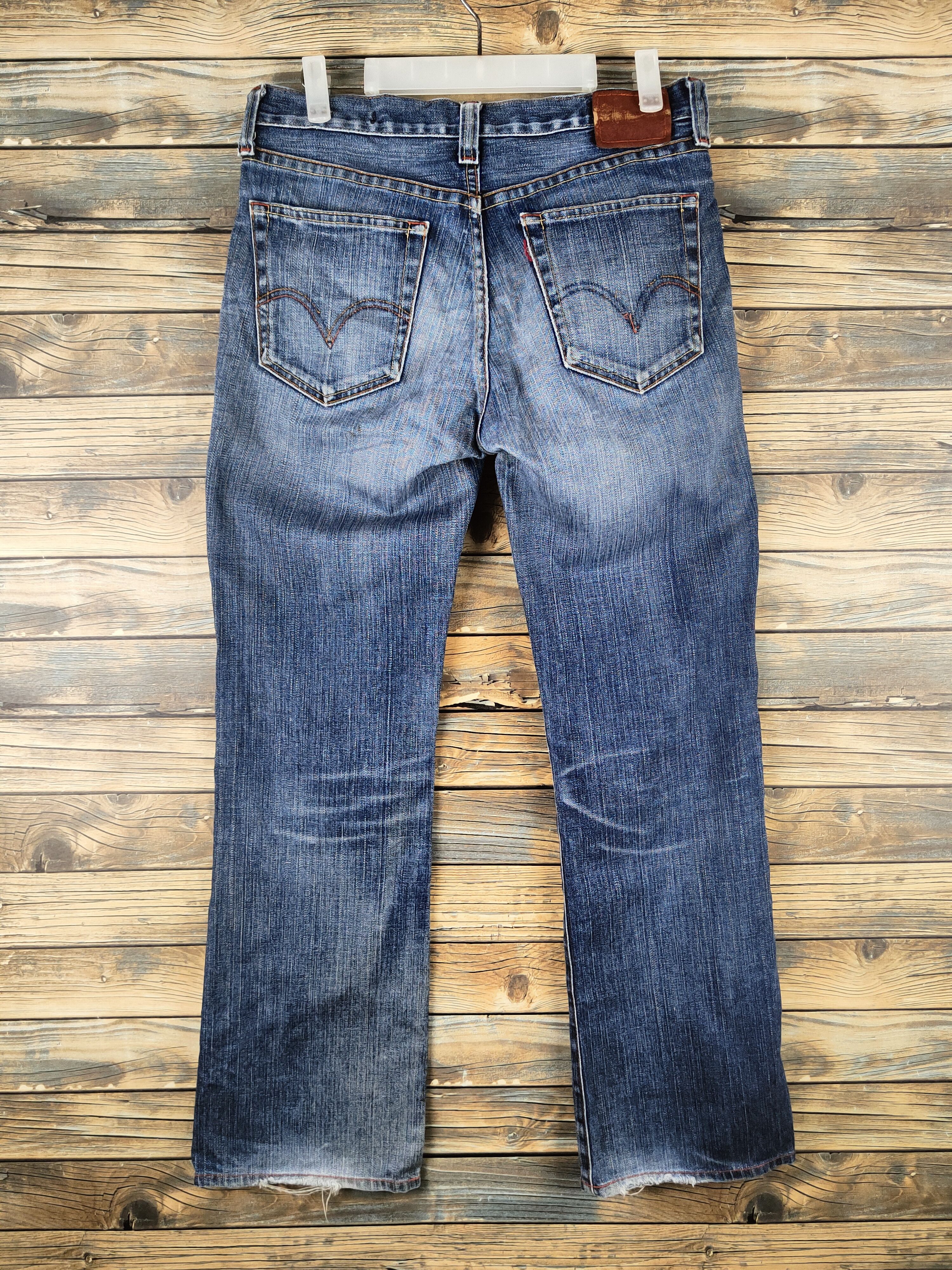 Levi's Levi's Blue Distressed Ripped Jeans #S2925 Size US 31 - 7 Thumbnail