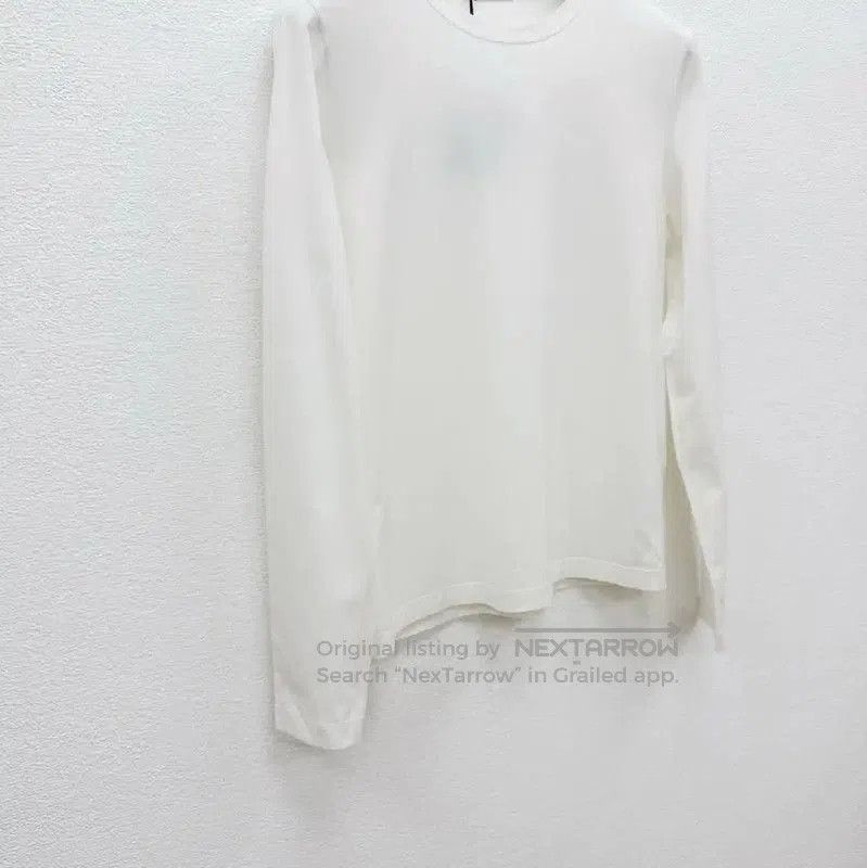 Prada Prada White Long Sleeve Men's T-Shirt. Size US M / EU 48-50 / 2 - 2 Thumbnail