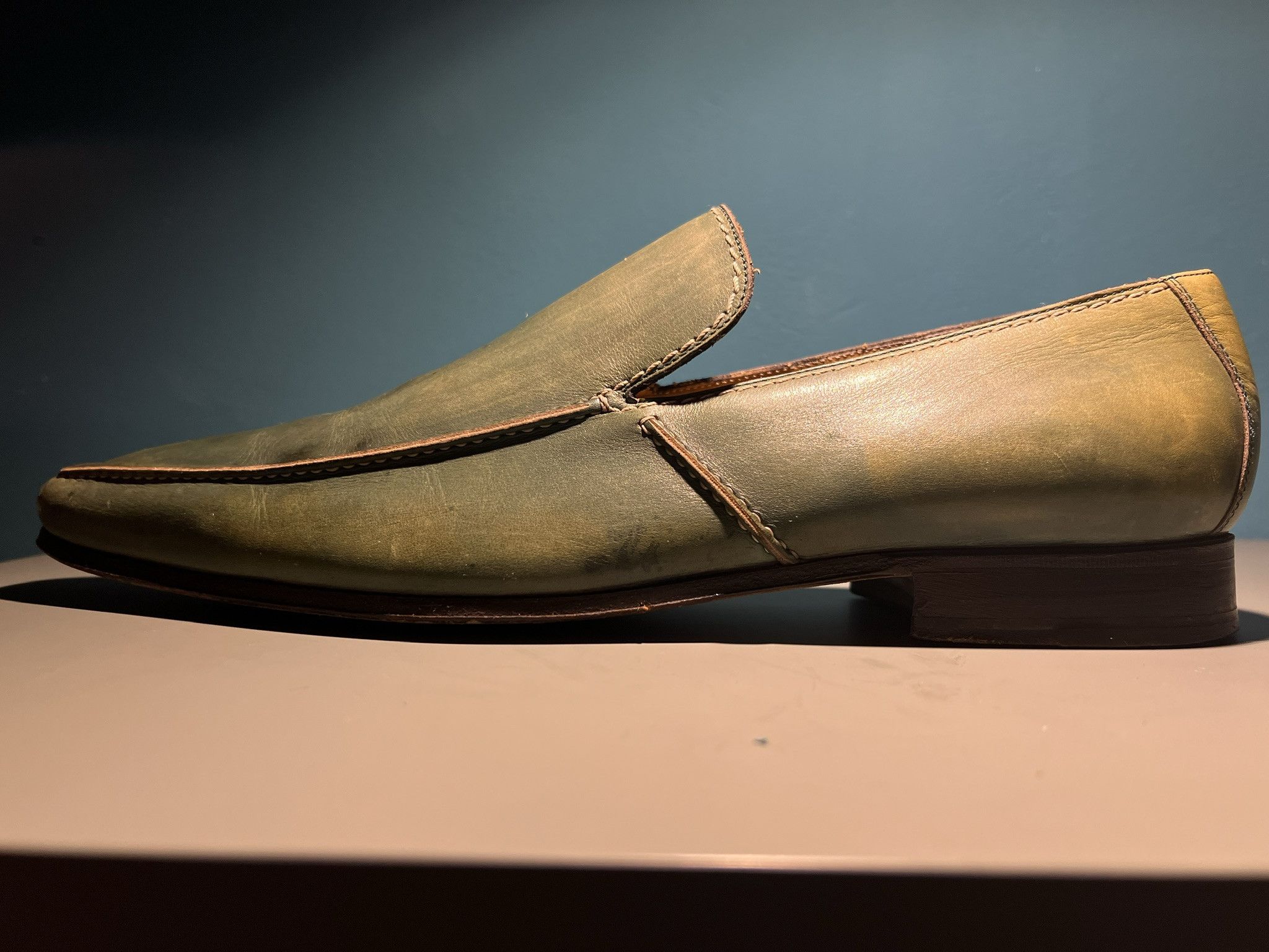 Yves Saint Laurent Yves Saint Laiurnt unique Green loafers Size US 11 / EU 44 - 4 Thumbnail