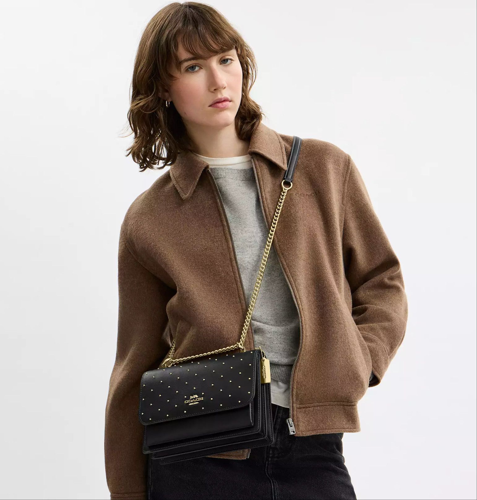 Coach Nwt coach Klare Crossbody Bag With Rivets CBH93 Size ONE SIZE - 10 Thumbnail