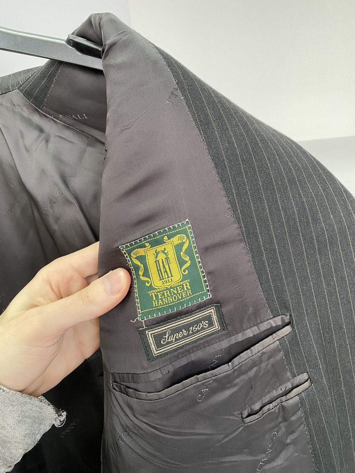 Canali × Designer × Vintage Vintage Canali Luxury old money style blazer Size US L / EU 52-54 / 3 - 13 Thumbnail