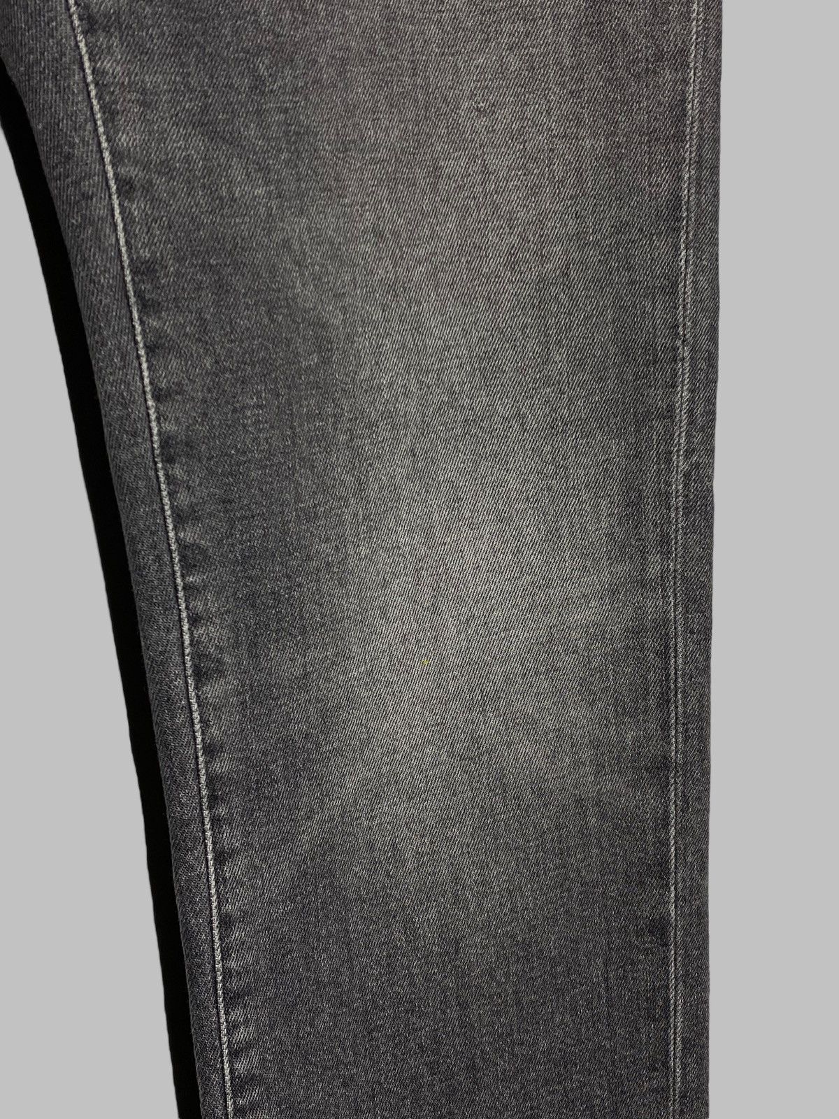 Z Zegna Zegna Washed Gray Denim Slim Fit Jeans Men’s Size 34 Size US 34 / EU 50 - 9 Thumbnail