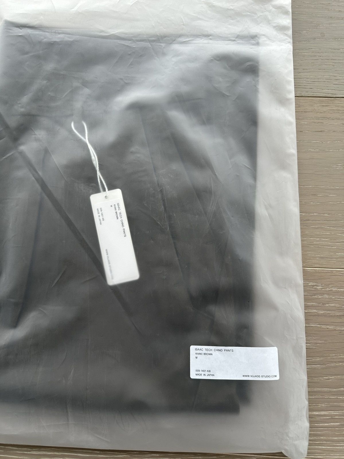 Vuja De Isaac Tech Chino Pants in Khaki Brown