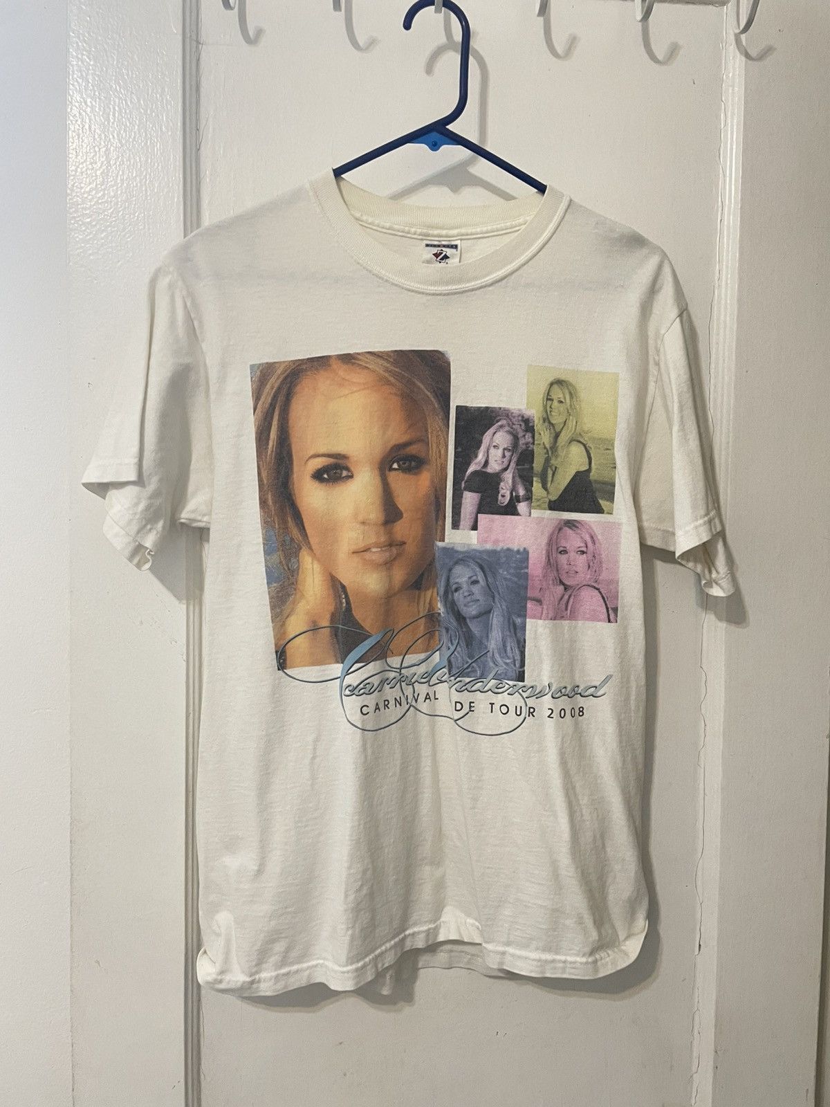 Band Tees × Vintage Carrie Underwood Carnival Ride 2008 Tour Tee Size US M / EU 48-50 / 2 - 1 Thumbnail