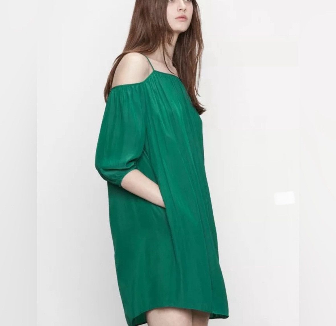 maje emerald green dress Emerald Green Velvet Maternity Maxi Dress – PinkBlush