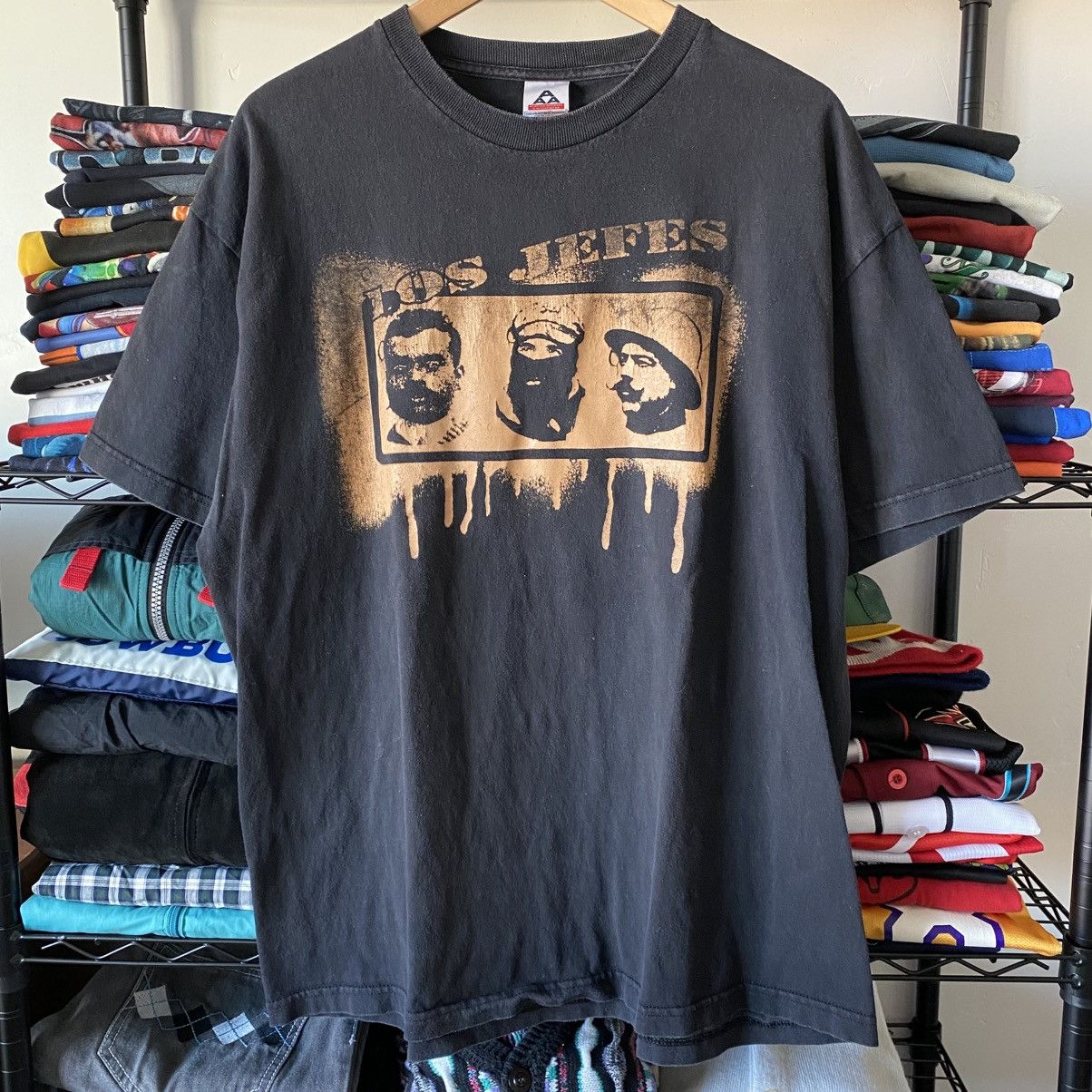 AAA Vintage Los Jefes T-Shirt Zapatista FZLN Y2K Mexico Size US XL / EU 56 / 4 - 1 Thumbnail