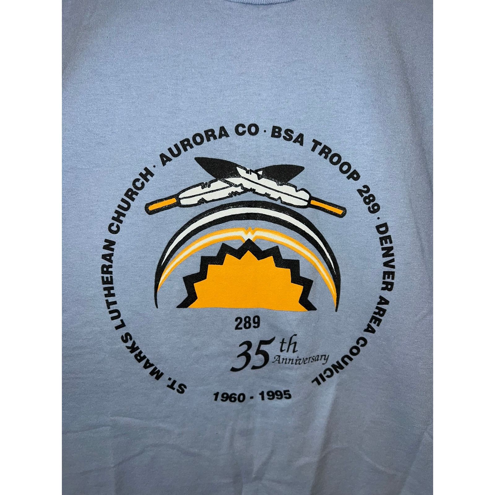 Fruit Of The Loom Vintage Jesus Shirt St. marks Lutheran Church Top 10 Reasons Size US XL / EU 56 / 4 - 2 Thumbnail