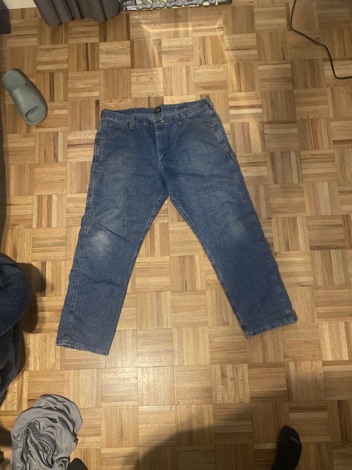 Lee × Vintage Lee Carpenter loose fits Denim Jeans Size US 40 / EU 56 - 4 Thumbnail