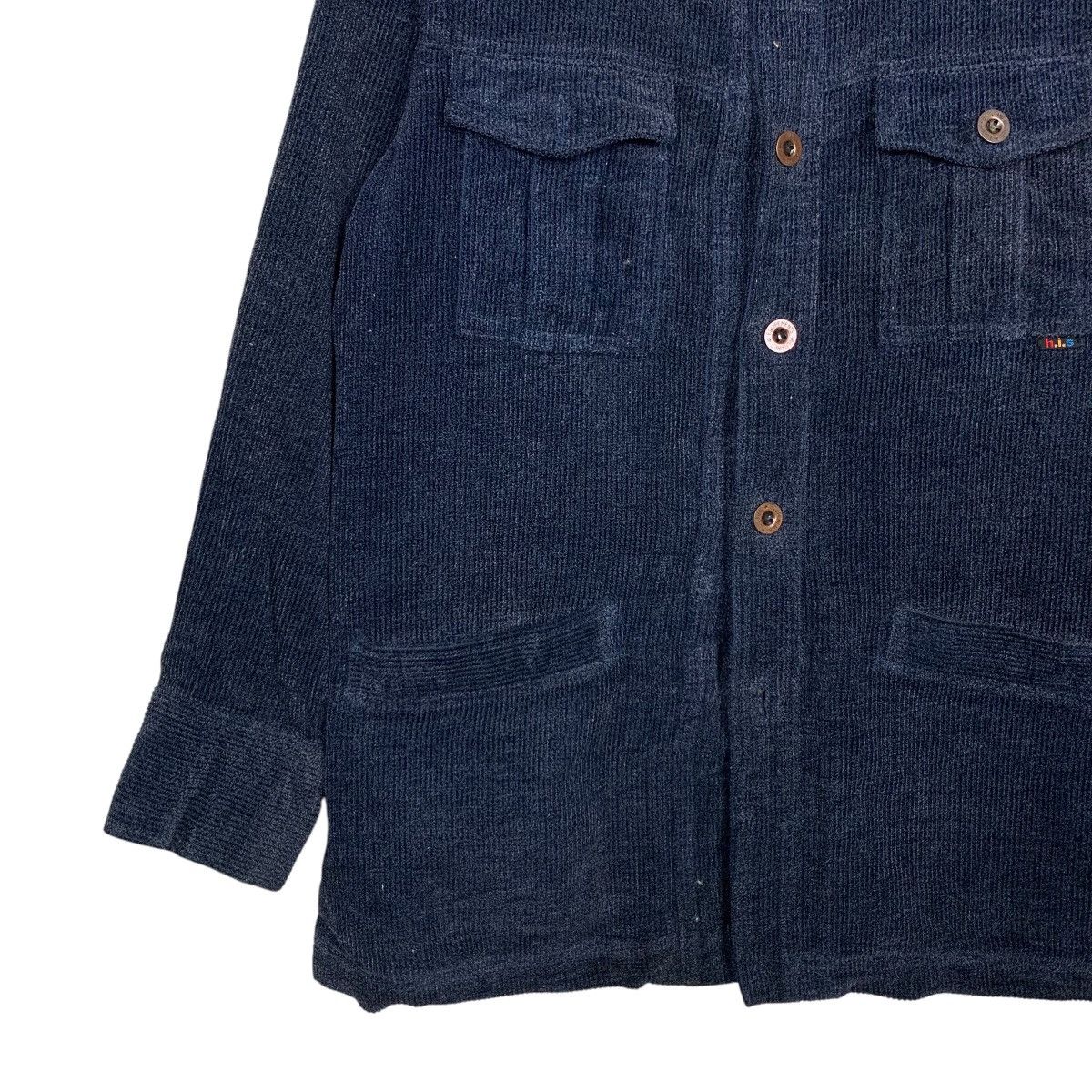 Vintage H.I.S Equipment Militaries Corduroy Chore Jacket #2831-C128 Size L / US 10 / IT 46 - 5 Thumbnail