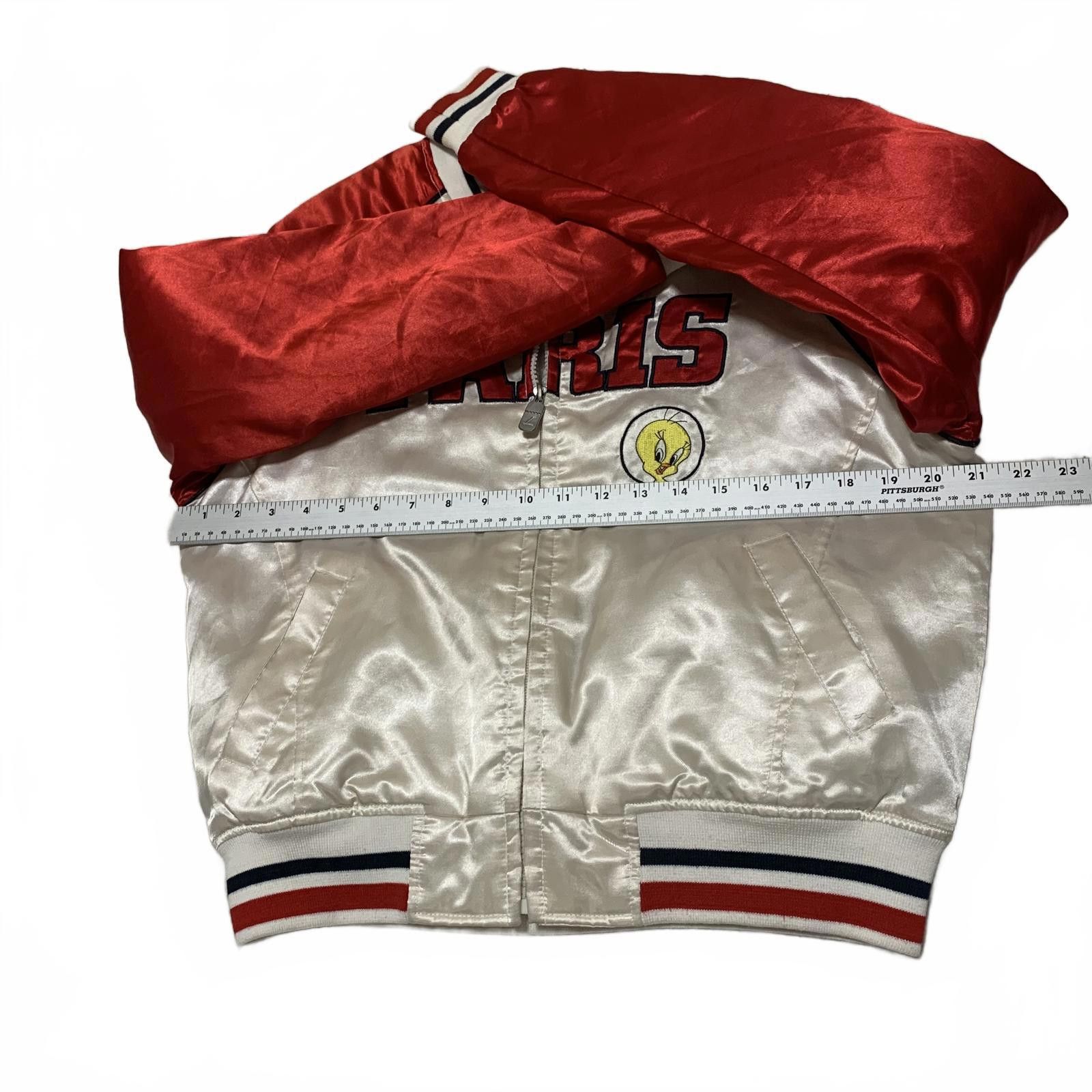 Other VTG Lot29 Tweety Paris Bomber Women's L Y2K Satin Size L / US 10 / IT 46 - 11 Thumbnail