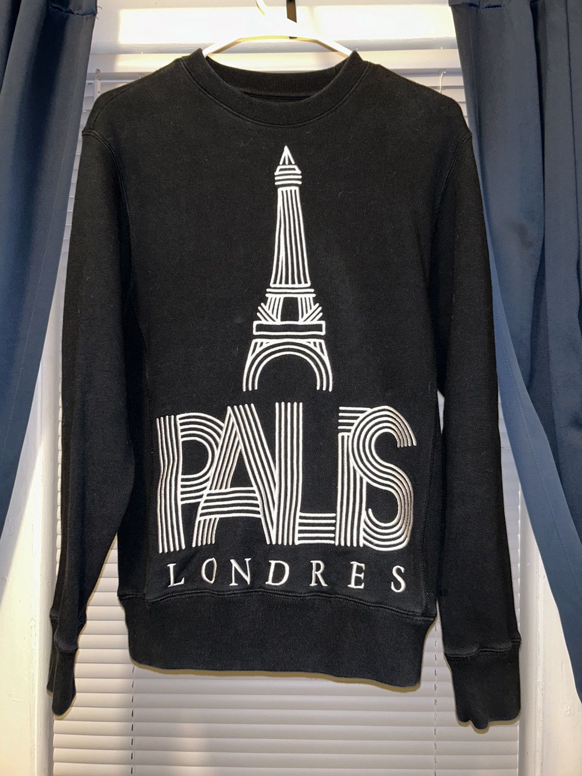 image of Vintage Palace Crew Neck in Black, Men's (Size Small)