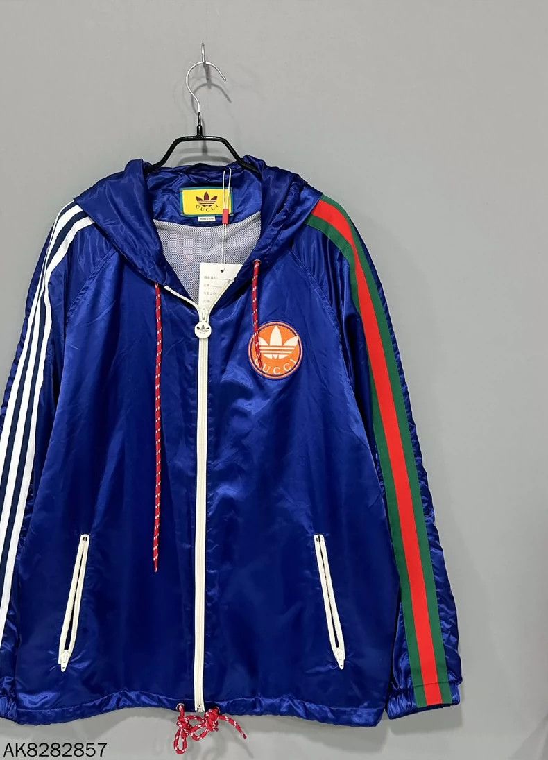 Gucci Gucci Adidas co-branded striped jacket 2501-Nextarrow Size US M / EU 48-50 / 2 - 2 Thumbnail
